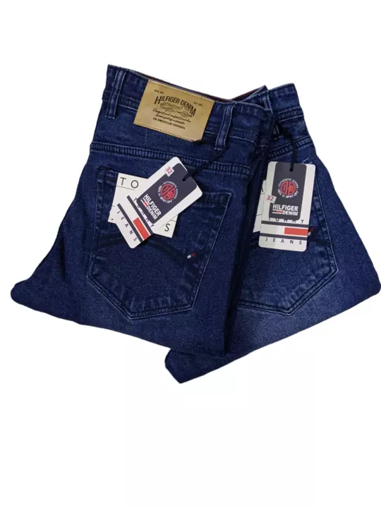 Post image *BRAND : Tommy Hilfiger* 

Style : *Men's Tapered ,L-pocket,standard  length,double stitch,colour washing,brand print on pocket,ykk zip,made by knitted cotton with brand accessories*


FABRIC : COTTON Flat finish 3/1
GSM      :  13.0 Ounce
COLOR  : AS PER IMAGE 
SIZE      : 28:28:30:30:32:32:34:34
RATIO   : 1:1:1:1
MOQ     : 32 Pieces
*PRICE  :  480 ₹* 

             *ONLY WHOLESALE*    

All goods are Single piece packed &amp; 8 piece master packing.(GST)