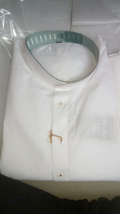 Linen cotton white kurta pajama uploaded by Kismat on 1/18/2021