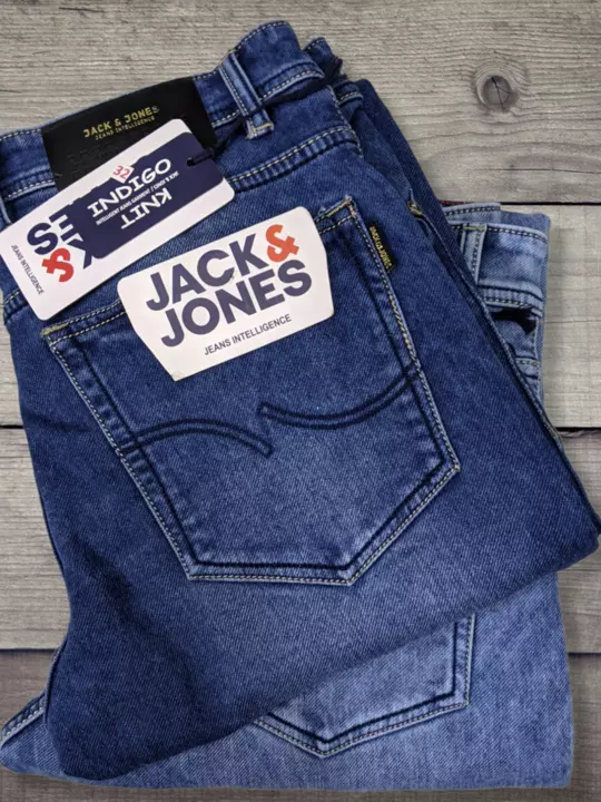 Post image *BRAND : jack and jones* 

Style : *Men's Tapered ,L-pocket,standard  length,double stitch,colour washing,brand print on pocket,ykk zip,made by  premium cotton knitted fabric with brand accessories*


FABRIC : COTTON knitted
GSM      :  12.00 Ounce
COLOR  : AS PER IMAGE 
SIZE      : 30:32:34:36
RATIO   : 1:1:1:1
MOQ     : 32 Pieces
*PRICE  :  580 ₹* 

             *ONLY WHOLESALE*    

All goods are Single piece packed &amp; as requirement piece master packing.(GST)
