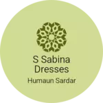 Business logo of S sabina dresses