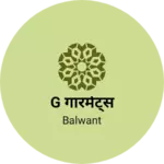 Business logo of G गारमेंट्स