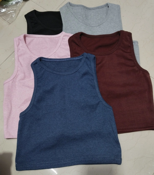 Imported rib fabric tank top  uploaded by Dolce Vita enterprises  on 11/11/2022
