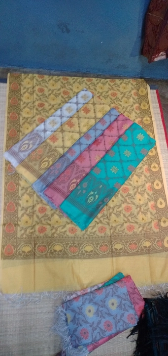 Fancy Banarasi cotton pv uploaded by Banarasi silk nikah fabric on 11/12/2022