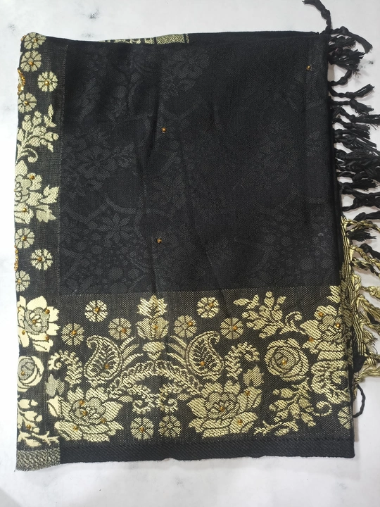 Jacquard Designer woolen Stoles uploaded by Kishori Textiles on 11/12/2022