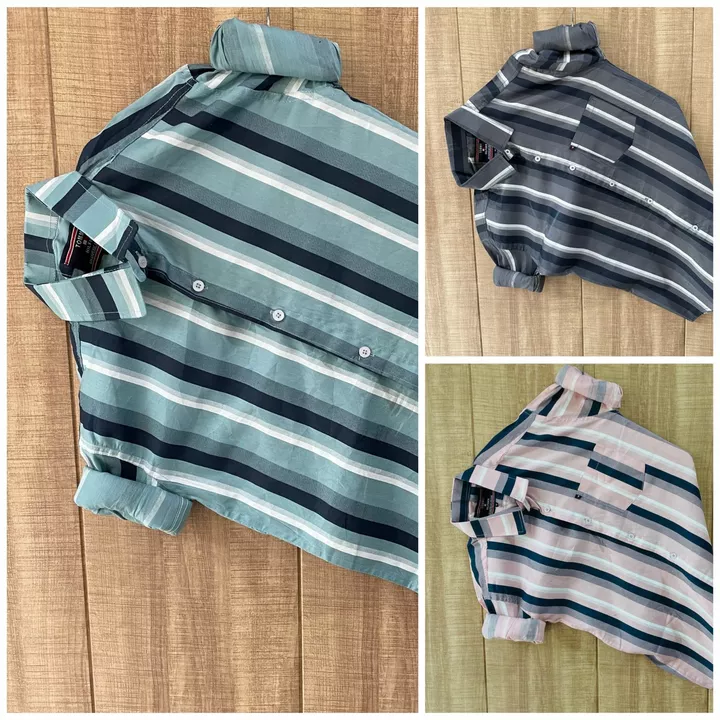 US polo brand ❇️
SOFT COTTON FABRIC
Lining. Shirt 🌎
Colours 3
REGULAR FIT
10a quality 
 M L XL
 *3
 uploaded by SN creations on 11/12/2022