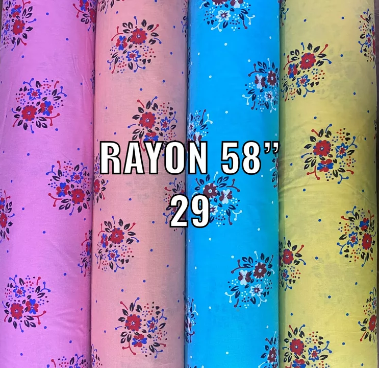 Rayon bada panna print  uploaded by R J Fabrics on 11/12/2022