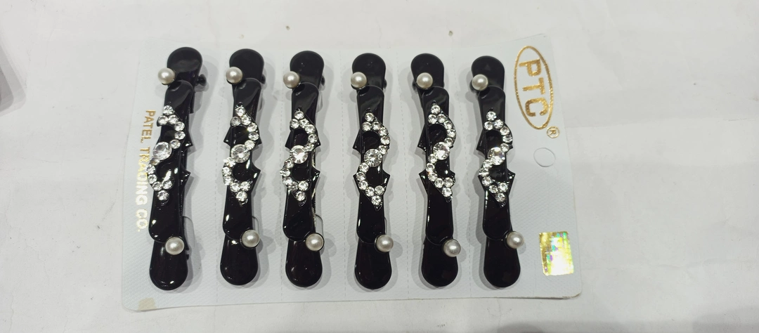 fancy ptc brand hair clip rs 120 a dozen uploaded by New Saba traders on 11/12/2022