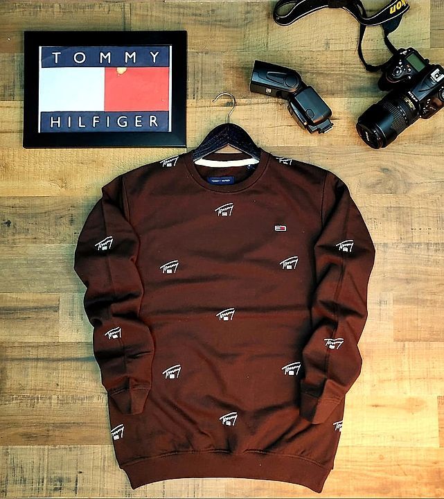 *AOP Loopknit sweatshirts*

Brand - *TOMMY HILFIGER*

Style - Men’s crew neck sweatshirt 

Fabric -  uploaded by business on 1/18/2021