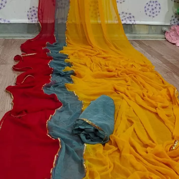 Beautiful 3 Colour saree  uploaded by M/S FASHION MART on 11/12/2022