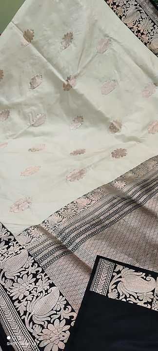 Pure handmade  katan boota banarasi silk saree uploaded by Kashyam International  on 1/18/2021