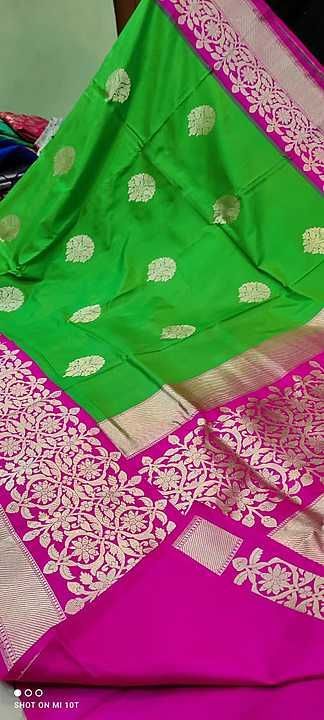 Pure handmade  katan boota banarasi silk saree uploaded by business on 1/18/2021