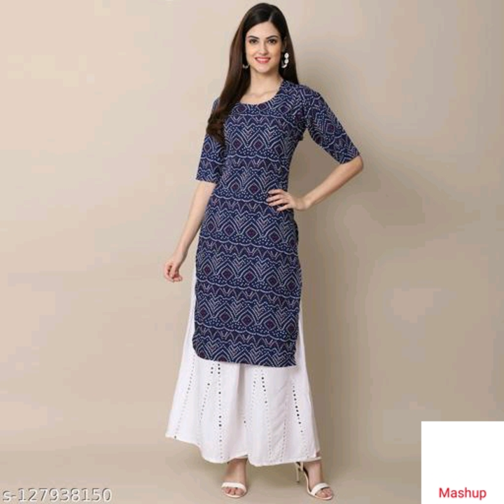 Catalog Name:*Aakarsha Sensational Kurtis* Fabric: Crepe uploaded by Home delivery all india on 11/12/2022