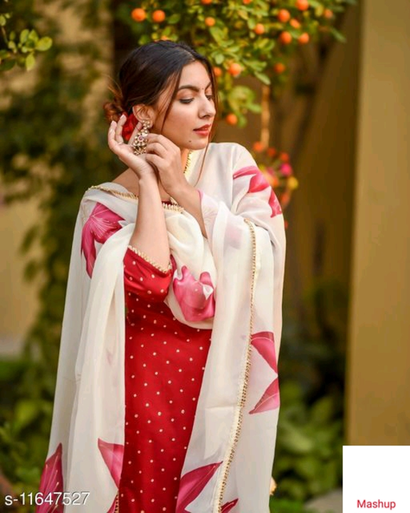 Catalog Name:*Festive special: Women Rayon A-line Printed Long Kurti With Palazzos And Dupatta* Kurt uploaded by Home delivery all india on 11/12/2022