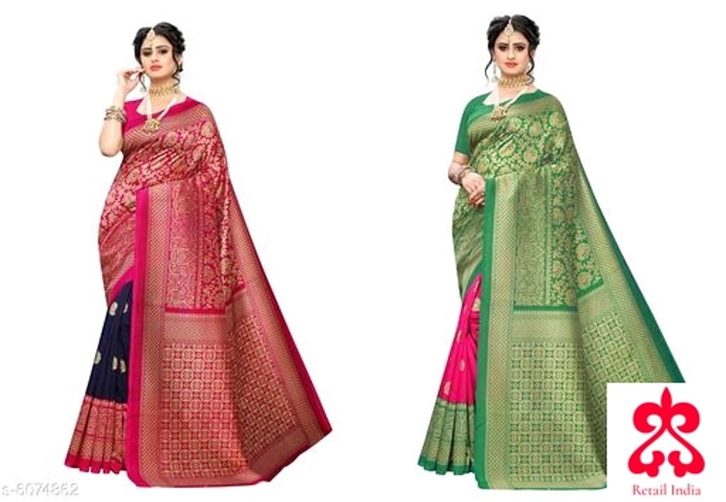 Product image with price: Rs. 599, ID: silk-saree-5fcd15bb