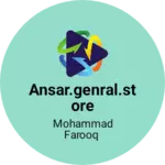 Business logo of Ansar.genral.store