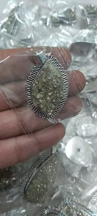 Post image Latest trandy pyrite pendants are available for bulk quantity contact me on 9414077808