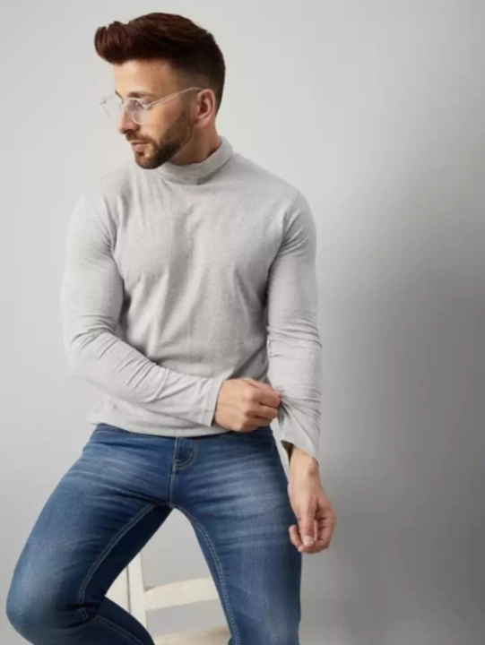 Full Sleeve Solid Men Sweatshirt

Color :Grey

Fabric :Pure Cotton

Pattern :Solid

Neck :High Neck
 uploaded by Home delivery all india on 11/13/2022