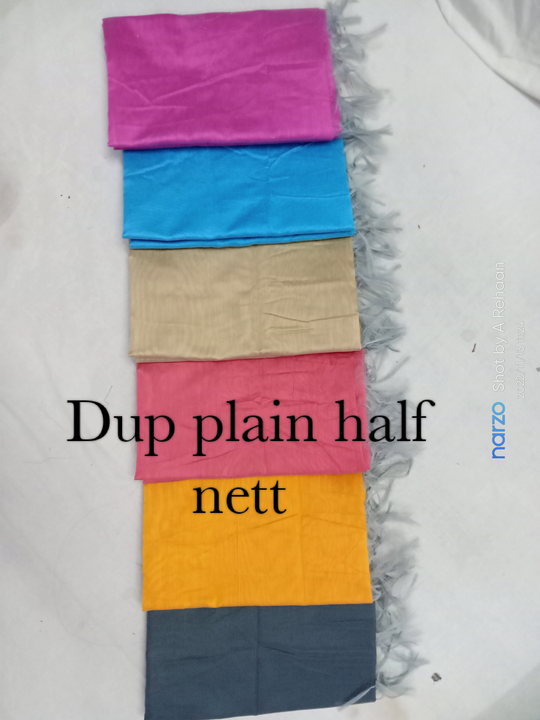 Dup plain half nett  uploaded by Anas Fabrics  on 11/13/2022