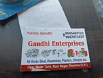 Business logo of Gandhi enterprises