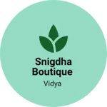 Business logo of Snigdha boutique