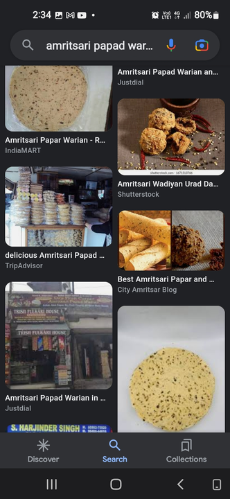 Amritsari papad and warian uploaded by business on 11/13/2022
