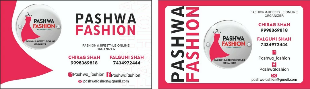 Visiting card store images of PASHWA FASHION