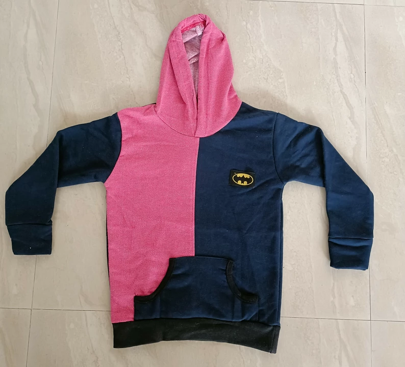 Product image with price: Rs. 90, ID: 6-months-to-3-year-old-kids-hoodie-with-multicolour-pattern-628924de