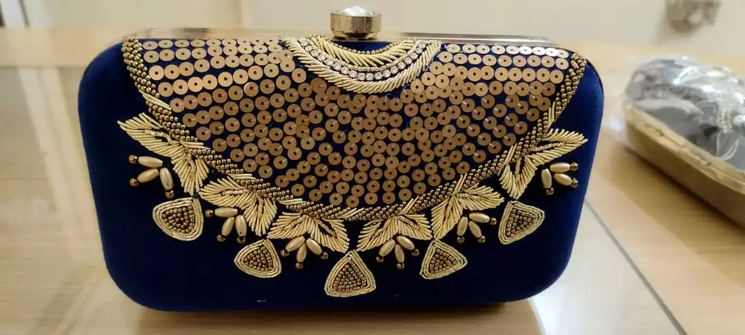 Women partywear clutch box purse uploaded by Himalaya handicrafts on 11/13/2022