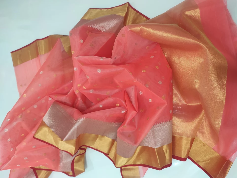 CHANDERI handloom silk saree  uploaded by Lahar chanderi saree on 11/13/2022