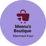 Business logo of Meenu's Boutique