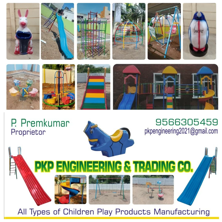 Visiting card store images of PKP Engineering and Trading Co