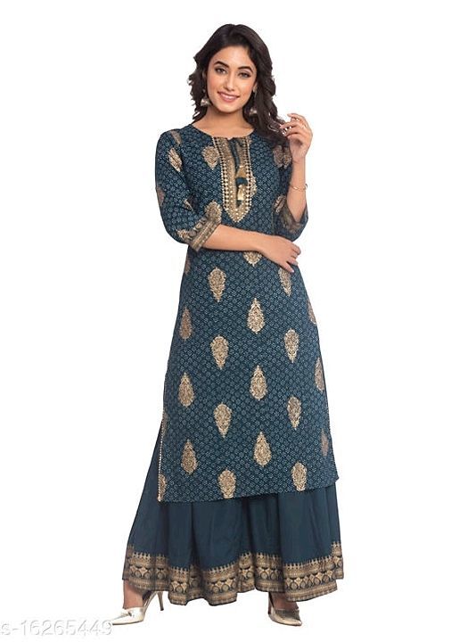 Trendy Drishya Women Kurta Sets

Kurta Fabric: Rayon
Bottomwear Fabric: Rayon
Fabric: Rayon
Sleeve L uploaded by business on 1/19/2021