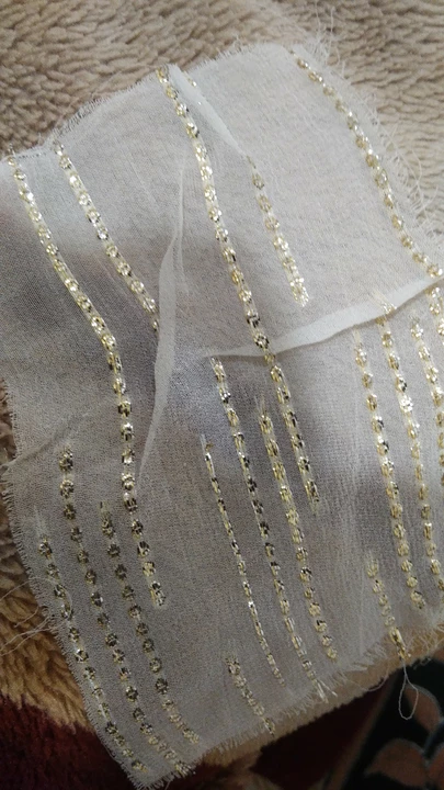 Post image These r viscose Georgette lurex 
GSM - 120-130
Prices - 180/meters

Please Note 📝we do all kind of woven and knit fabrics. 
Viscose
Silk
Polyester
Cotton
Blended
Nylon
Single jersey
Interlock double jersey. 

Carmen furnishings fabrics for as per buyers required. 

E-mail - alice@alibenzz.com
Contact📞 me 9953803479