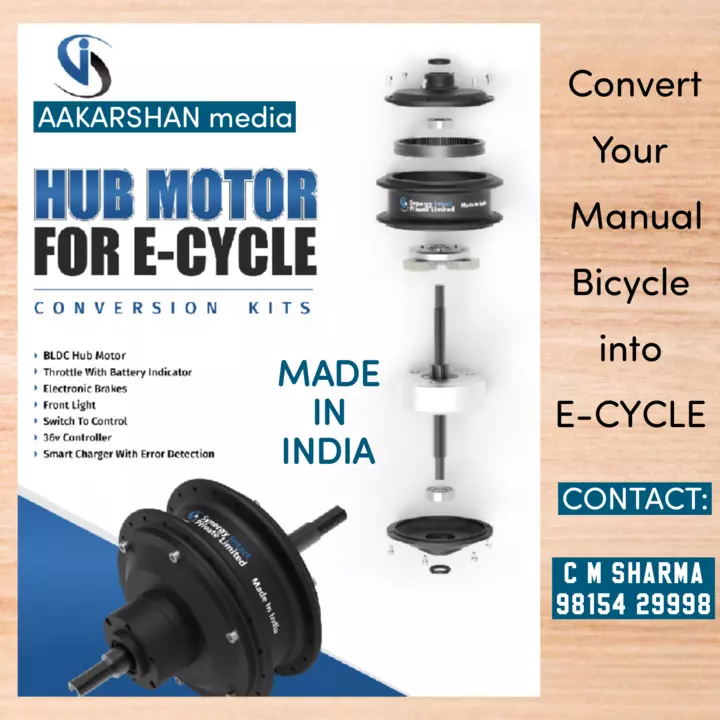 E-conversion kit for Bicycles  uploaded by AAKARSHAN Media on 11/14/2022