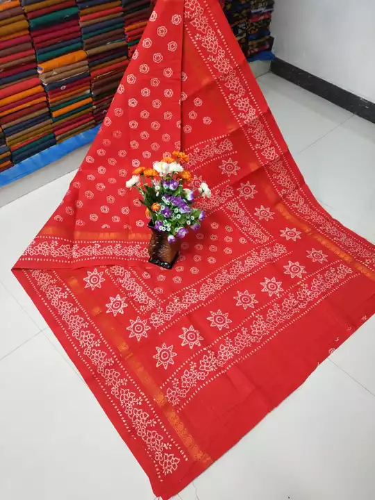 Upper zari batik sungudi cotton madurai sarees uploaded by SKS GARMENTS on 11/14/2022