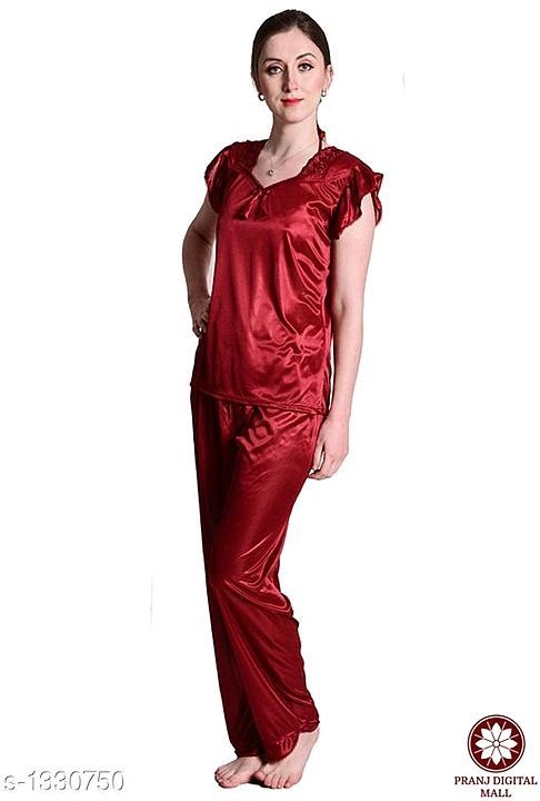 Comfy Women's Satin Night Suits uploaded by business on 1/19/2021