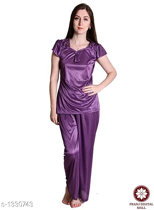 Comfy Women's Satin Night Suits uploaded by Fashion Market's on 1/19/2021