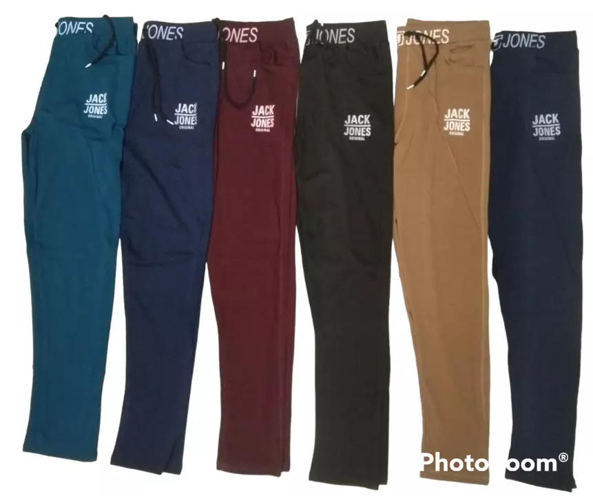 Jack And Jones 4 Way track pant for men and women. L, XL uploaded by Rekha Garments on 11/14/2022