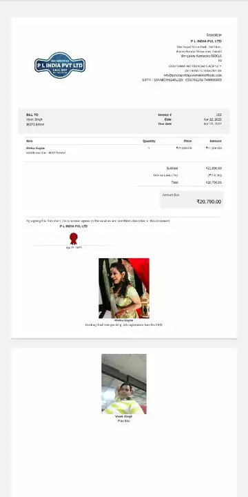 Product uploaded by GIGOLO INDIA PVT LTD GOVERNMENT OFFICIALS AGENCY on 11/14/2022