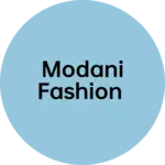 Business logo of Modani Fashion