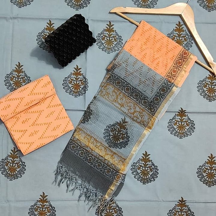 Post image Exclusive new traditional hand block printed pure cotton suits with pure kota cotton duptta👌👌

Details👇👇


Top and bottom pure cotton (2.5×2 mtrs)
Duptta pure kota cotton (2.5 mtrs)

More collection whatsApp 8005678490
