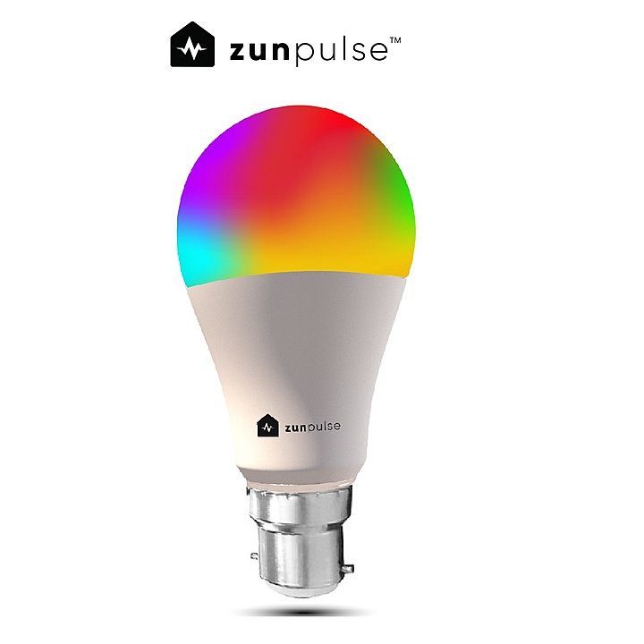 zunpulse WiFi Enabled 16 Million Colours B22 LED Smart Blub (10 Watt) uploaded by ZunRoof Tech Private Limited on 1/19/2021