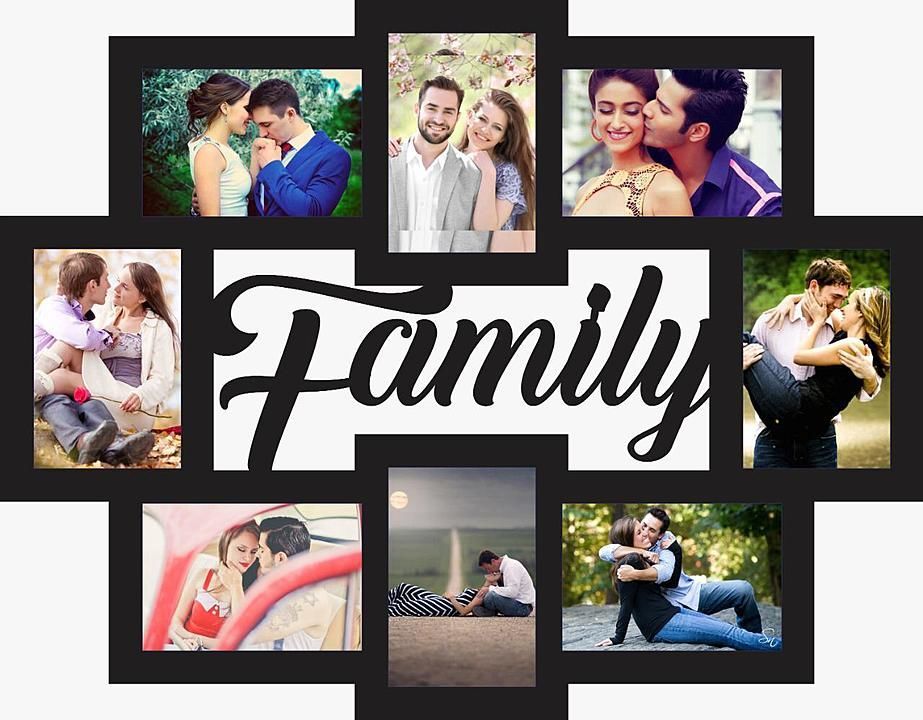 Customerzied family photo frame uploaded by business on 1/19/2021