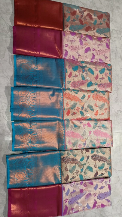 Semi kanchipuram silk sarees  uploaded by SIVA SAI SILKS on 11/14/2022