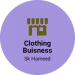 Business logo of Clothing buisness