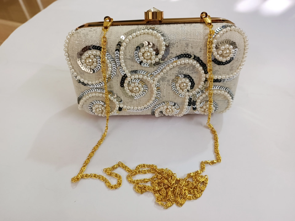 Beaded women clutch box purse uploaded by business on 11/14/2022