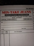 Business logo of Mis- take jeans