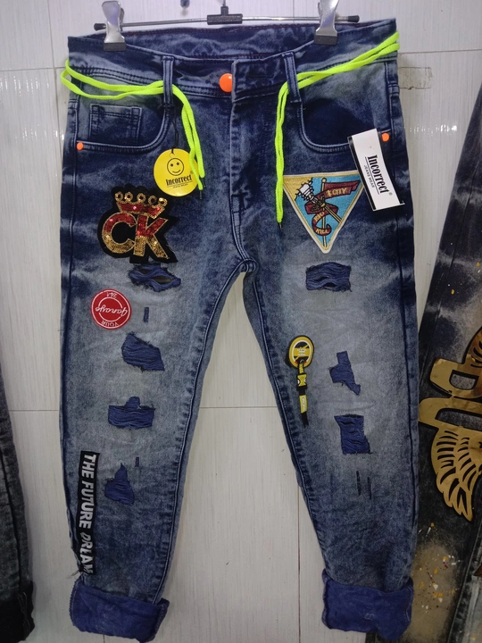 Funky jeans stretchable quality good  uploaded by business on 11/14/2022