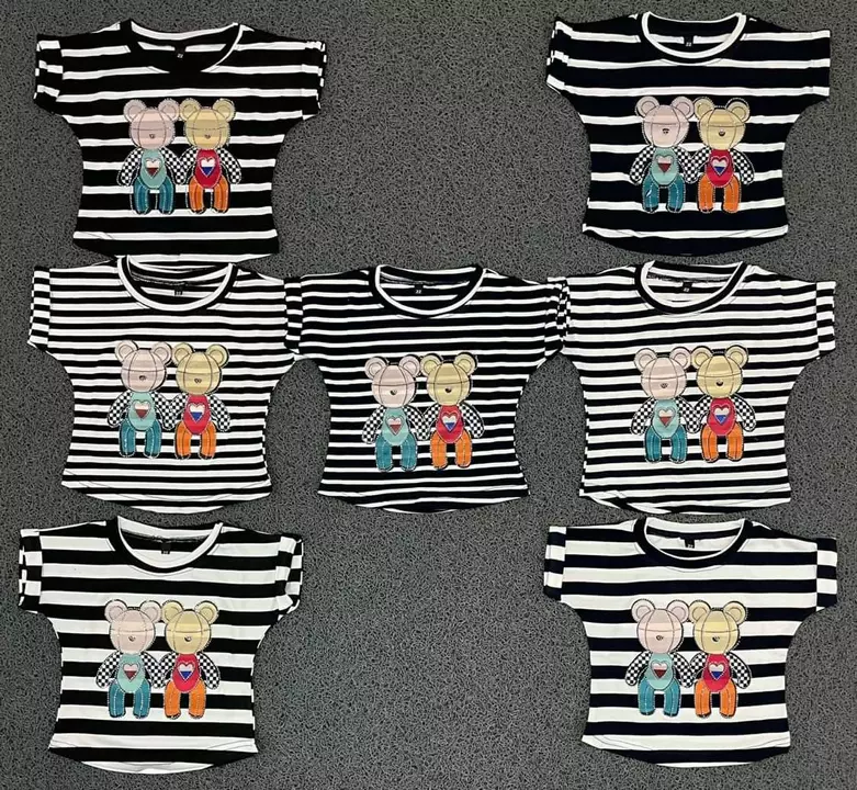 Zara Stripe Poncho Tshirt 22*36  uploaded by Maa Mogal Creation on 11/14/2022