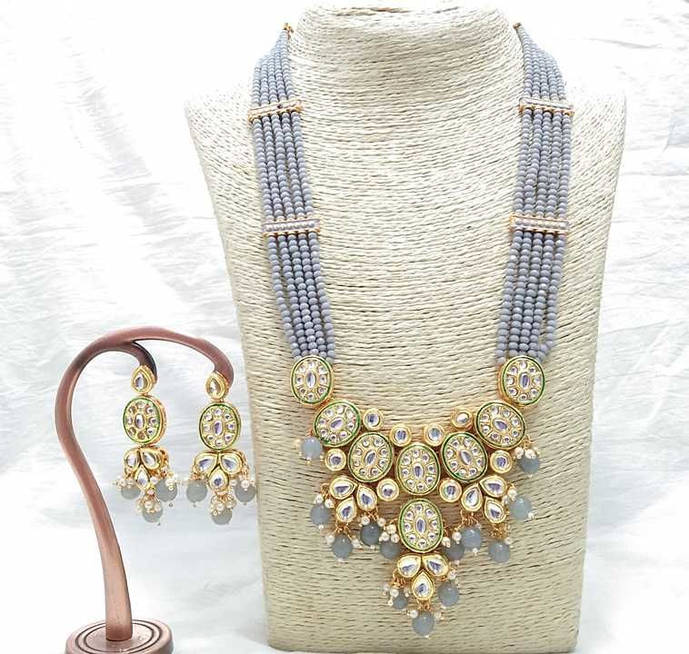 Kundan neckace set uploaded by business on 1/19/2021
